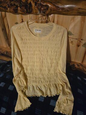 Free People We The Free Sylvie Long Sleeve.  NWOT